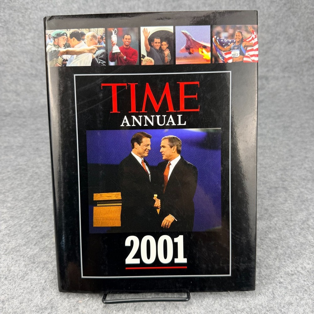 TIME Annual 2001 Year in Review Hardcover Time Magazine Editors 1st Edition